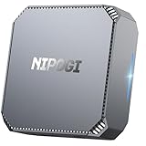 NiPoGi AK2PLUS Mini PC N100 Ιntel Alder Lake W-11(Ｂeat N95,hasta 3,40GHz, 6W Solo),16GB DDR4 512GB M.2 SSD Mini Ordenador,4K Mini PC Sobremesa 2xHDMI/WiFi 5/BT4.2/RJ45,Micro PC para Casa/Negocios