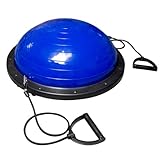 OcioDual Entrenador de Equilibrio 58cm Azul Bos Balance Trainer Fitball Pelota de Gimnasia Pilates Up con Inflador Unisex Adulto