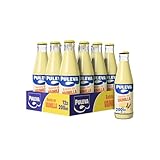 Batido Puleva de Vainilla botella cristal 200ml – Pack 12 unidades