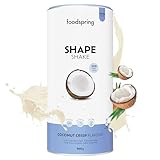 foodspring Shape Shake Cocos Crisp - batido completo, sustitutivo de comida con proteína premium para controlar el peso, 209 kcal por ración, sin gluten - 900g