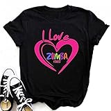 Camiseta atlética de Verano de Manga Corta de Manga Corta para Mujer Casual Top Graphic Cuello Redondo para Entrenamiento físico de Baile de Zumba