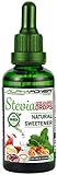 ALPHAPOWER FOOD - Stevia liquida pura 100ml, Stevia Gotas de natural - vegano y no OGM, extracto líquido puro, Edulcorante natural, sustituto del azúcar - sin azúcar, sin calorías, sin gusto