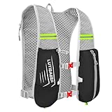 Tumeyser Chaleco de Hidratación,Mochila de Hidratación Ligero,Chaleco Hidratacion Trail Running,Chaleco Running Mujer Hombre Adecuado para Ciclismo,Carrera y Otros Deportes al Aire Libre-Negro