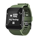 WIIKAI Compatible con Garmin Forerunner 35 Correas para Relojes, Correa de Pulsera de Reemplazo(Ejército Verde).