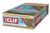 CLIF Bar Barrita energética de avena con chocolate blanco y nuez de Macadamia - Paquete de 12 x 68 gr - Total: 816 gr