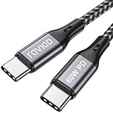 RAVIAD Cable USB C a USB C [1M], Cable PD 20V/3A 60W Carga Rápida Cable USB Tipo C para Macbook Pro, Macbook Air, Samsung Galaxy S21 S20 S10 S9, Huawei P40 P30, Mi 11 10, Xperia, Google Pixel