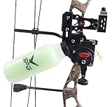 CARACHOME Arco Pesca Spincast Reel Sobry Herramienta de Pesca Accesorios con 40 m Cuerda de Pesca de Caza de Tiro con Arco para el Arco Compuesto