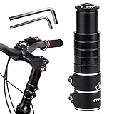 Rlongtou Elevador Manillar Bicicleta MTB Elevador de Vástago de Bicicleta Aleación de Aluminio Adaptador de Manillar 28.6mm para Ciclismo