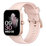 Reloj Inteligente Mujer Hombre, 1.85' Smartwatch con Llamadas Bluetooth, 140+ Modos Deportivos Smart Watch con SpO2/Pulsómetro/Monitor de Sueño/Podómetro, Impermeable IP68 Smart Watch Para Android iOS