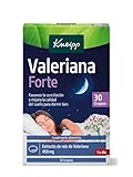 Kneipp, Valeriana Forte, Tranquilizante Natural para Dormir, Pastillas de Valeriana Relajantes, Alivian el Estrés y Favorecen el Sueño, 30 Grageas (450 mg)