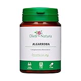 Dieti Natura Algarroba 200 Cápsulas - Algarroba Rica en Fibra, Proteína y Minerales que Aumentan la Sensación de Saciedad y Ayudan a Controlar el Peso - Garantía sin Gluten ni OGM