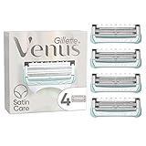 Venus Gillette Máquinilla De Depilación Para Mujer Ingles Y Zona Íntima, Pack 4 Recambios, Ayuda A Proteger La Piel Irritación Tras, cuchillas de afeitar, Máquinilla de afeitar