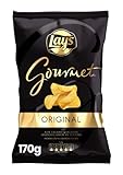 Lay's Gourmet Patatas Fritas con Sal, 170g, Sabor Salado