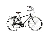 Versiliana Bicicletas Vintage Bicicleta de Ciudad - Resistente - Práctica - Blanco y Negro, Talla única