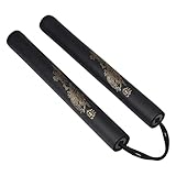 ZMREN Nunchaku de Espuma, Martial Arts Espuma Acolchada práctica Entrenamiento Cuerda Nunchakus, Nunchucks Artes, para Niños y Principiantes