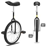 uyoyous Unicycle de lujo de 20 pulgadas para adultos niños principiantes y profesionales unisex