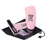 TRAINLIKEFIGHT Icon Reverse 0H - Calleras para Cross Training, calistenia, Ejercicios gimnásticos, protección para Tus Manos - Icon Reverse Pink - M