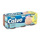 CALVO atún claro al natural pack 6 unidades 56 gr