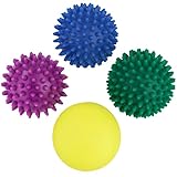 BB Sport Bolas de Masaje Set de 4 Bola Pelota de Pinchos Lacrosse Diferentes Grados