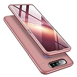 MRSTER Funda Samsung A80-360 Grados Protección Cubierta PC Hard Case Anti-Shock Anti-Scratch 3 in 1 Ultra Slim Caso Cover Carcasa para Samsung Galaxy A80 / A90