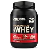 Optimum Nutrition Gold Standard 100% Whey, Proteína en Polvo para Recuperacíon y Desarrollo Muscular con Glutamina Natural y Aminoácidos BCAA, Sabor Double Rich Chocolate, 29 Dosis, 899 g