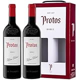 Protos Roble, Tempranillo, Estuche Vino Tinto, Ribera del Duero, 2 botellas 75cl