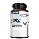 Nutracle Carbón Vegetal Activado 500 mg 120 tabletas - Para Gases Intestinales, Digestión, Flatulencia y Meteorismo