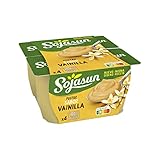 Sojasun Postres de Soja, 100% Vegetal Sabor Vainilla, 4 Unidades