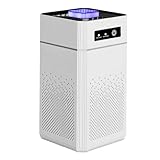 Purificador de Aire de Hogar, Purificador Aire con Filtro de Alta Eficiencia, purificador de aire para alergias, Air Purifier con 2 modos de velocidad Siente cada respiración fresca