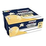 Danone Natillas Proteicas con Sabor Vainilla - Sin gluten ni azúcares añadidos - 115G x 4