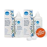 Solupharm Solución Única para Lentes de Contacto Blandas ,360 ml (Paquete de 2)