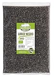 Guillermo | Arroz negro BIO - Paquete 2 kg. | 100% ecológico | 20% más rico en fibras y un 30% más rico en proteínas | Aumenta la sensación de saciedad | Ayuda a bajar de peso