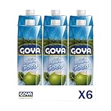 Goya Agua de Coco, 6 Unidades x 1L, 6000 L