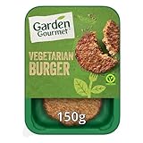 GARDEN GOURMET Hamburguesa Clásica Vegetariana Refrigerada - Burger vegetal sin carne a base de proteina de soja y trigo con pimiento, cilantro y comino, apta para veganos - 150g (2 porciones)