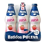 Batido Puleva de Fresa botella 1L – Pack 6 unidades