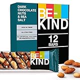 Be-Kind Barrita de proteínas de almendras, caramelo y sal marina, 12x40g