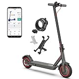 Patinete eléctrico Plegable para Adultos de 8,5' / Batería de Clase A de 10,4Ah / Autonomía 25~35Km / Conexión App/con Cerradura y Soporte para teléfono