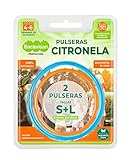 Bacterisan Pulseras Repelentes, con Citronela, Blister 1 Talla L + 1 Talla S