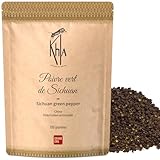 Khla - Pepe di Sichuan Verde 100g - Pepe di Sichuan in Grani - Bacche intere di Sichuan - Pepe Cinese - Spezie Asiatiche Pepe di Timut Peperoncino del Sichuanese - Produzione Limitata - Origine Cina