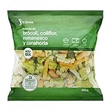 La Sirena Mezcla de Brocoli, Coliflor, Romanesco y Zanahoria, 600g (Congelado)