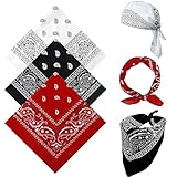 sularpek Bandanas Paisle, 3 pañuelos unisex, pañuelo multifunción, Bufanda Bufandas para el cuello Muñequera Pañuelo de anacardo Diseño Pañuelo