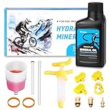 cyctravel Kit Purgado Frenos para Frenos Hidráulicos SHIMANO. Kit Purgado Frenos de Bicicleta de Montaña Incluye 150 ml de Líquido de Frenos de Aceite Mineral e Instrucciones Paso a Paso.