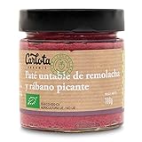 Pate de remolacha y rábano picante Bio 180g Carlota Organic