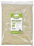 Guillermo | Arroz basmati blanco BIO - Bolsa 2kg. | 100% ecológico | Contiene minerales como el manganeso para activar el metabolismo | Hay que quitarle todo el almidón