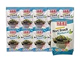 Daechun (Choi''s1) Snack de algas marinas naturales tostadas Nori 5 g x 18 piezas Producto de Corea