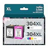 TohiTata 304XL Cartuchos de Tinta Remanufacturado para HP 304 XL,Negro y Tricolor, Alta Capacidad,Compatible con HP Envy 5010 5020 5030 5032, DeskJet 2620 2630 3720 3730 3750 3760 3762 3764