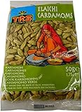 TRS Green Cardamom Elaichi 50 Gramos Cardamomo Verde Especia India