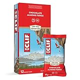 Clif Bar Barrita Energética de Avena y Chocolate con Almendras, (pack con 12 x 68 g)