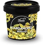 Cardamomo Bembo 40 g | Especia Natural y Aromática | Para Risottos, Salsas, Sopas, Estofados de Carne, Cócteles, Tés y Cafés | Envase anti-luz y anti-oxidación