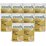 Ecocesta - Pack de 10 Unidades de 400 g de Bolitas Ecológicas de Maíz con Miel - Elaborado con Harina de Maíz, Azúcar de Caña y Miel - Ideal como Desayuno o Tentempié